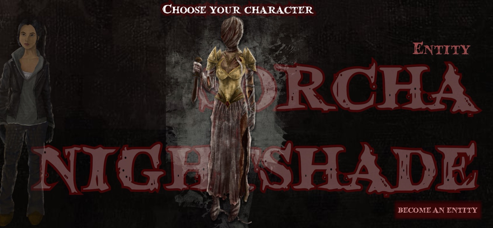 Sorcha Nightshade Entity character select screen with predator role overview