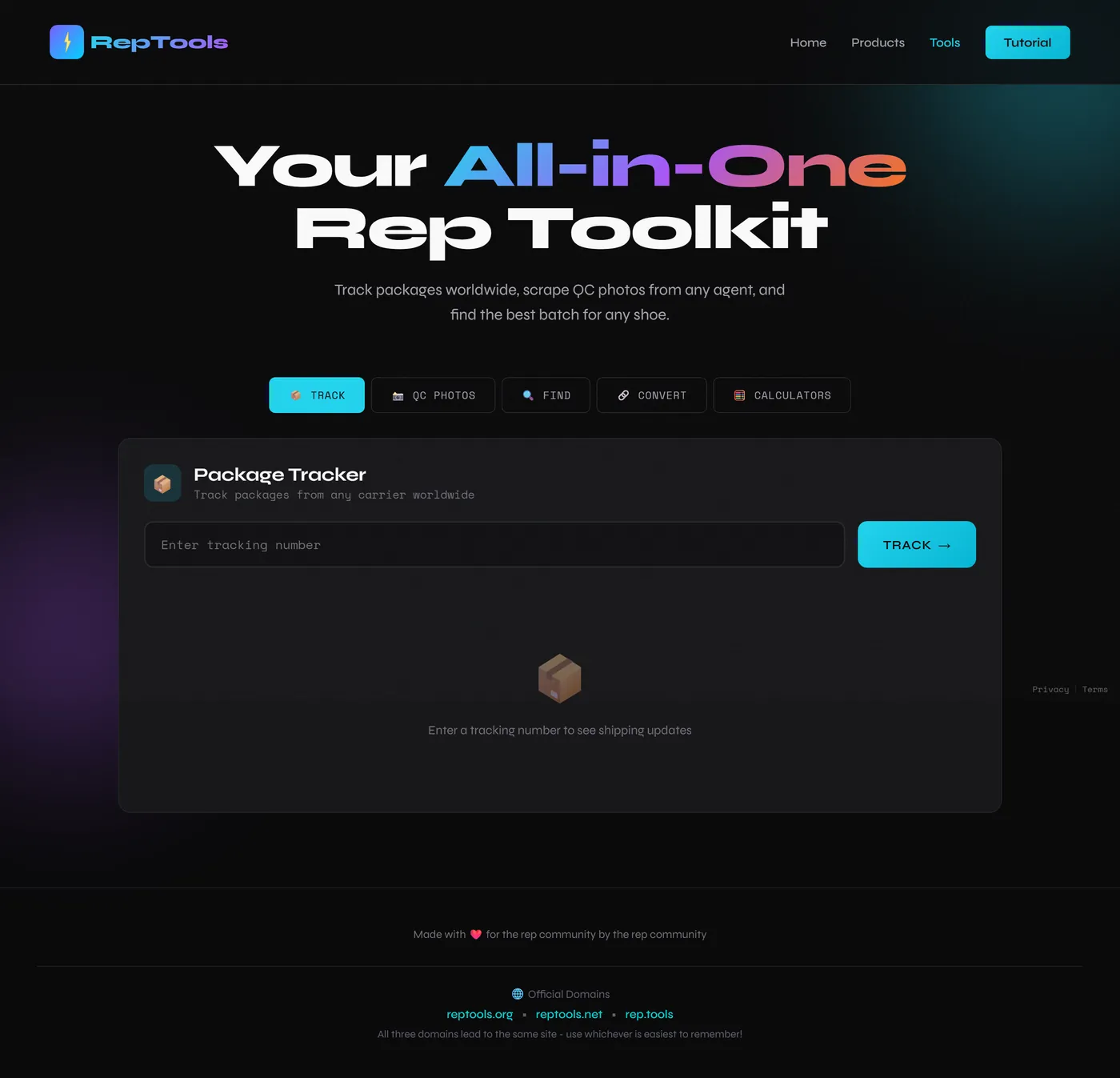 The tools surface, before and after: five features on a page become one tabbed toolkit.